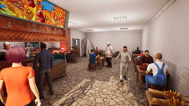 Wrap House Simulator là game mô phỏng quản lý cửa hàng bánh kẹp