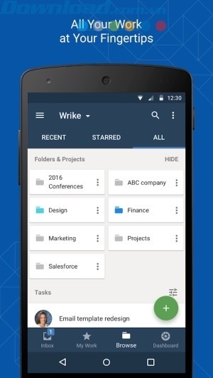 Quản lý tất cả công việc ngay trên điện thoại chỉ với một ngón tay