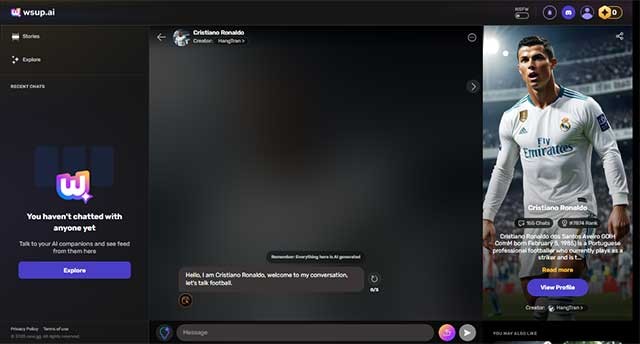 Tận hưởng các cuộc trò chuyện AI không giới hạn ngay lập tức