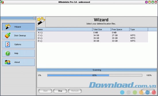 WUndelete Pro File Recovery