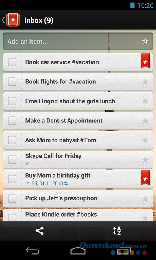 Wunderlist for Android