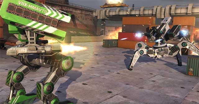 Đồ họa game WWR: World of Warfare Robots cho Mac