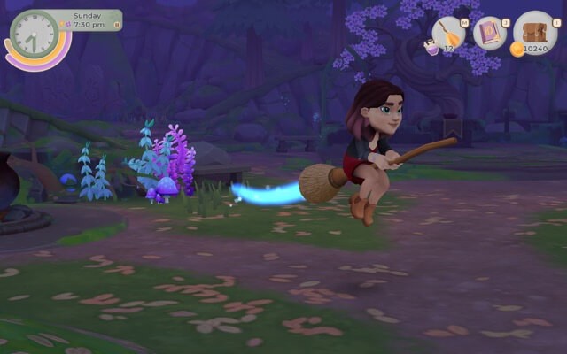 Bạn có thể sử dụng đũa phép và cây chổi phù thủy của mình để nuôi dưỡng khả năng kỳ diệu của mình trong game Wylde Flowers