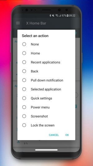 Các hành động có sẵn