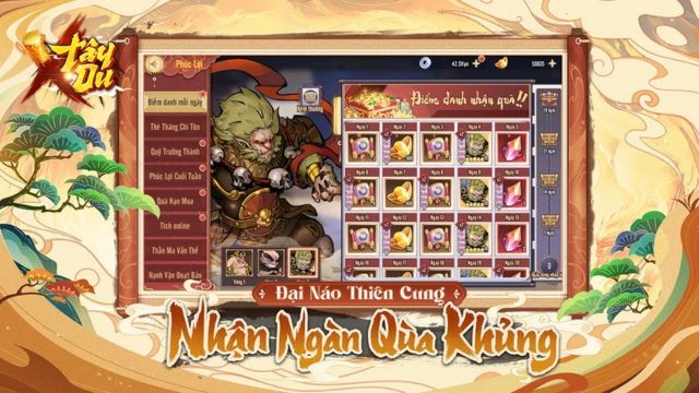 Đại náo thiên cung, nhận quà khủng