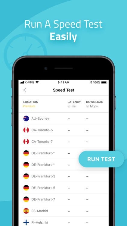 Chạy kiểm tra tốc độ dễ dàng