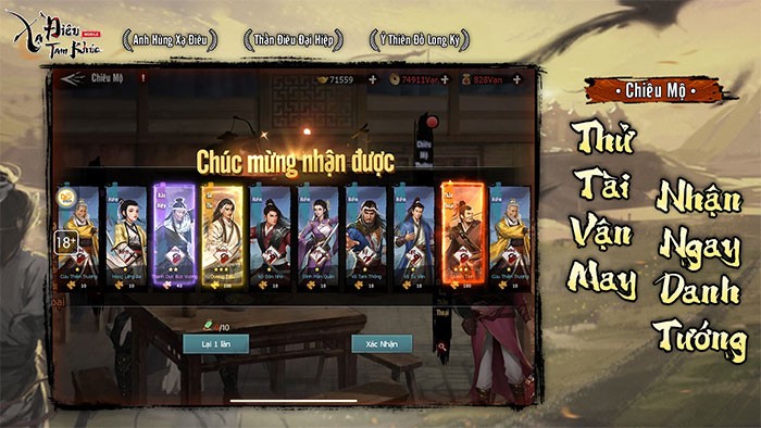 Game chiến thuật Xạ Điêu Tam Khúc
