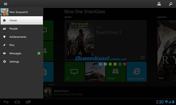 Xbox One SmartGlass for Android
