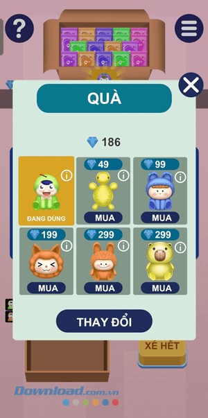 Lựa chọn biểu tượng quà tặng