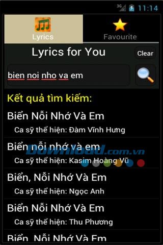 Xem lời bài hát Offline for Android