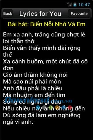 Xem lời bài hát Offline for Android