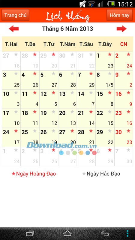 Lịch ngày tốt for Android