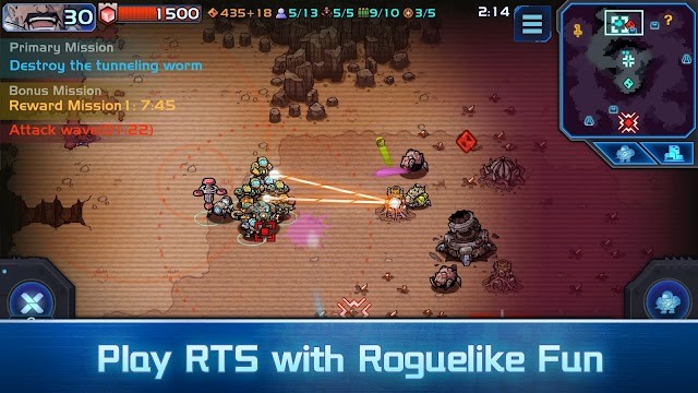 Xeno Command là một game RTS với yếu tố roguelike vui nhộn