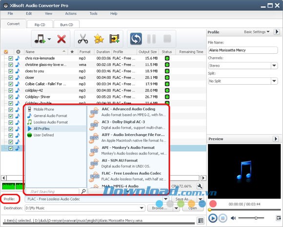 Xilisoft Audio Converter Pro