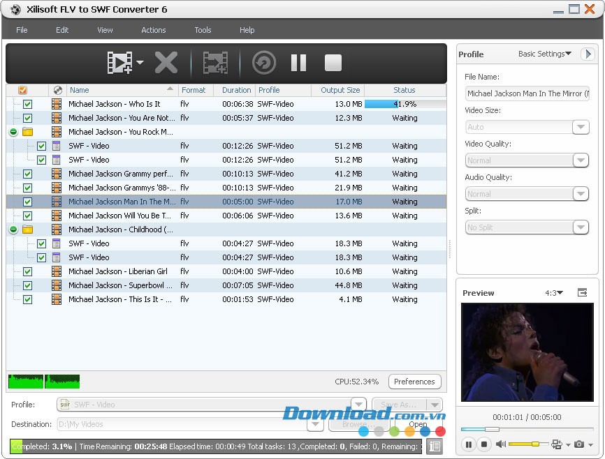 Xilisoft FLV to SWF Converter