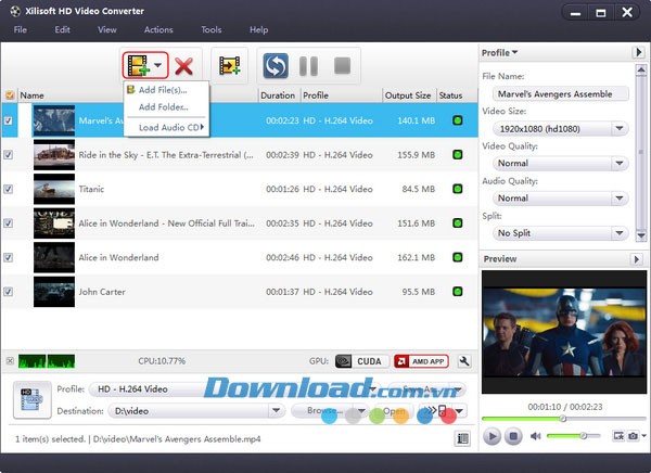 Xilisoft HD Video Converter