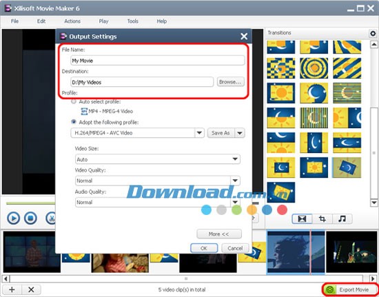 Xilisoft Movie Maker