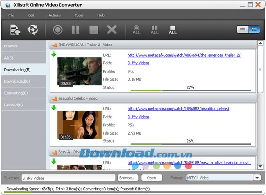 Xilisoft Online Video Converter