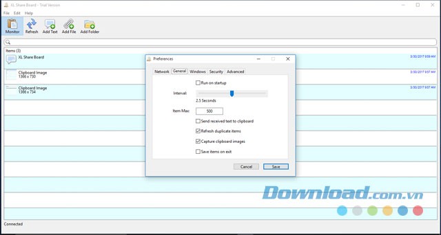 Tùy chỉnh các tính năng hiệu quả của ứng dụng XL Share Board cho máy tính