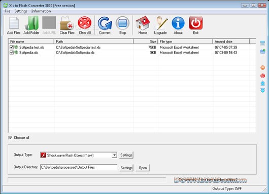 Xls to Flash Converter 3000