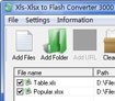XLS to Flash Converter 3000 - Chuyển đổi XLS, XLSX sang Flash