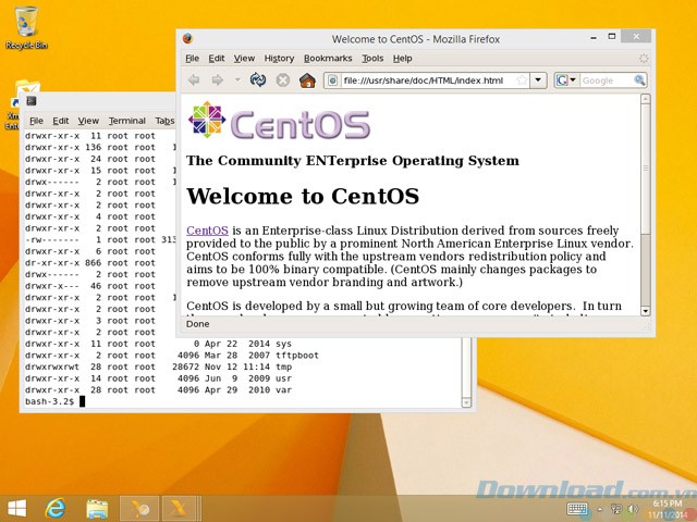Chạy ứng dụng Windows và Linux đồng thời