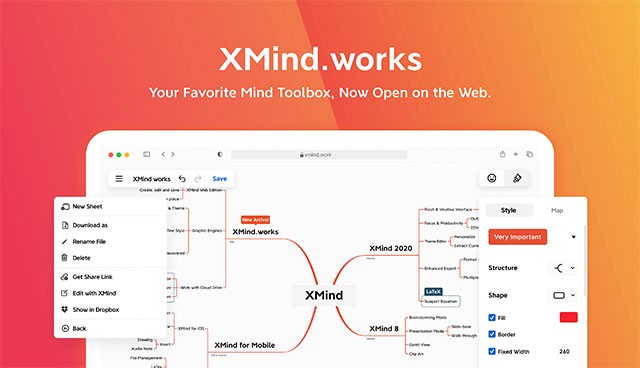 XMind là phần mềm vẽ sơ đồ tư duy trực quan, hiện đại và chuyên nghiệp
