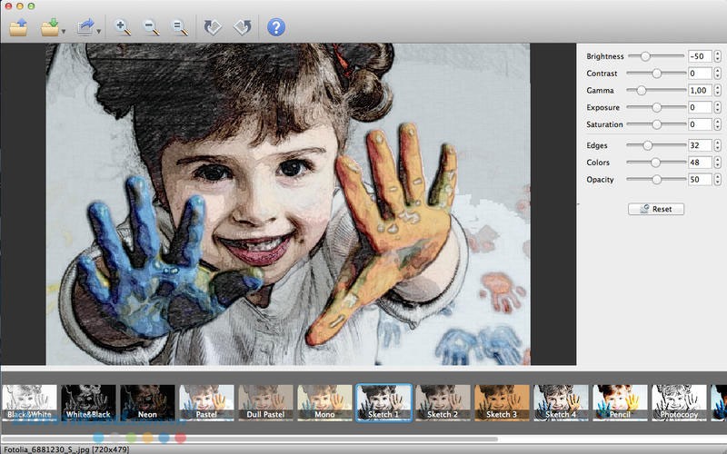 Biến hình ảnh thành tranh vẽ độc đáo