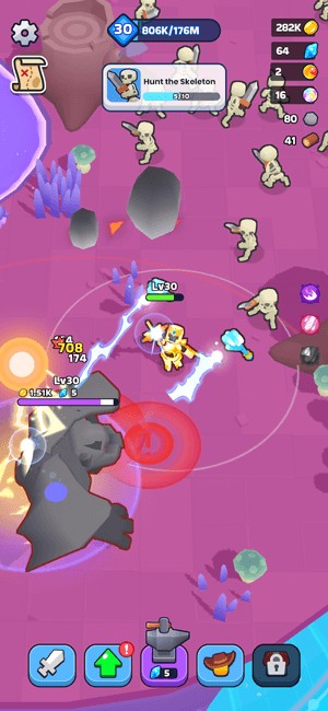 Lối chơi hành động, nhịp độ nhanh