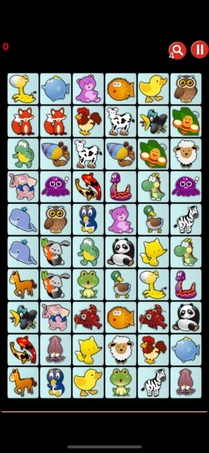 Kết nối các mảnh ghép giống nhau bằng 3 đoạn thẳng để dọn sạch chúng khỏi bảng