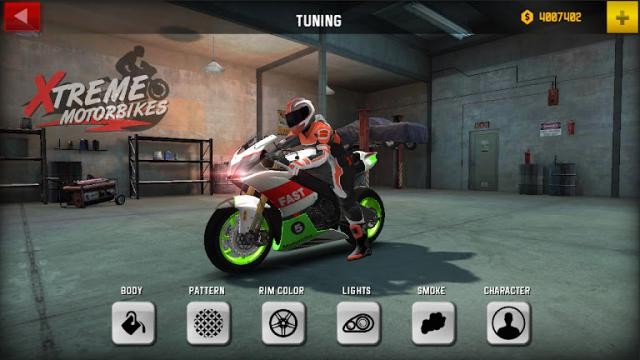 Chọn chiếc xe của ban và thỏa mãn đam mê tốc độ trong game Xtreme Motorbikes