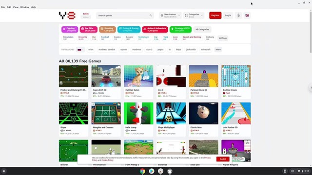 Khám phá kho game arcade và cổ điển trên Y8.com