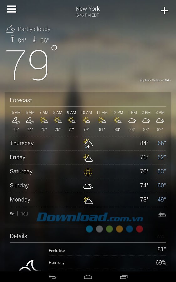 Yahoo Weather for Android