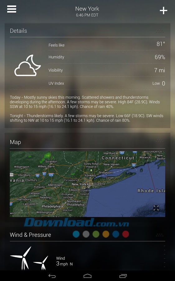 Yahoo Weather for Android