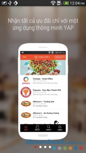 Nhận ưu đãi chỉ với một ứng dụng thông minh YAP