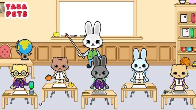 Trải nghiệm những hoạt động lý thú trong trường học thú cưng của game Yasa Pets School cho Android