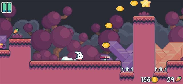 Yeah Bunny 2 có cơ chế điều khiển chạm để nhảy trực quan