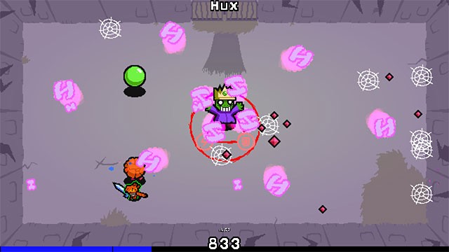 Sử dụng súng và phép thuật để hạ gục kẻ thù, boss mạnh mẽ