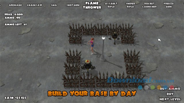 Xây căn cứ phòng thủ