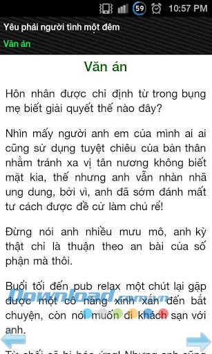 Yêu phải người tình một đêm for Android