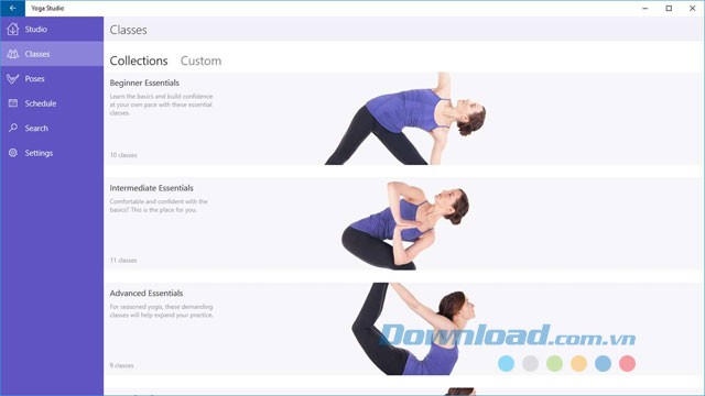 Chọn lớp học Yoga theo trình độ