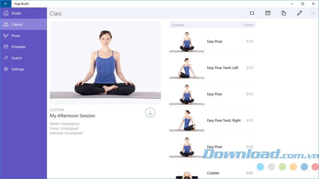 Học Yoga với video HD