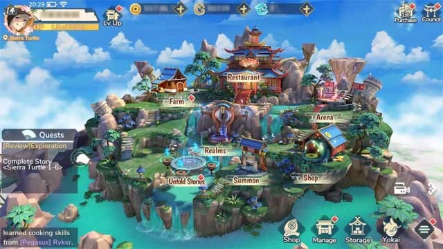 Game Yokai Kitchen cho Android sở hữu hệ thống đồ họa theo phong cách Anime tuyệt đẹp