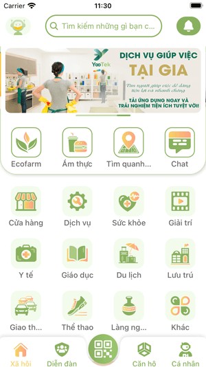 Tích hợp nhiều dịch vụ