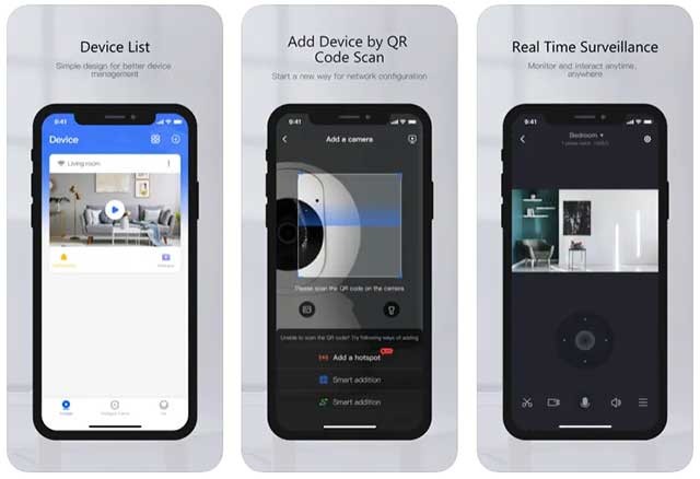 Quan sát toàn bộ không gian trong nhà mọi lúc mọi nơi ngay trên thiết bị iOS