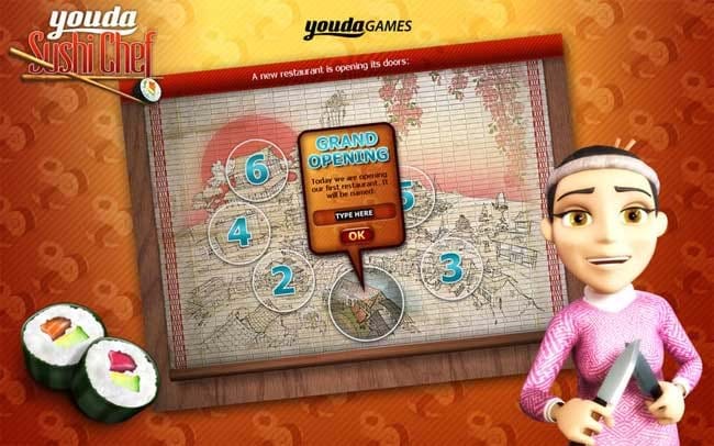 Hiện thực hóa ước mơ đầu bếp trong Youda Sushi Chef - Lite cho Mac