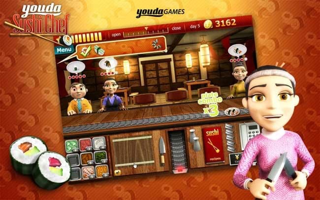 Youda Sushi Chef - Lite cho Mac thiết kế đồ họa tuyệt đẹp