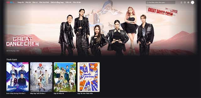 Giao diện của Youku cũng khá dễ sử dụng với thanh tìm kiếm ở trên cùng