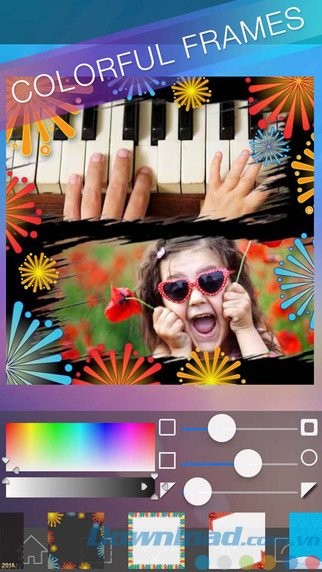 Lồng ảnh vào khung