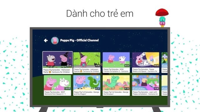 Kênh video an toàn, phù hợp với trẻ em